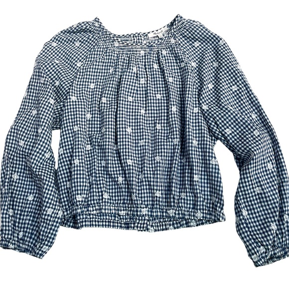 Madewell Embroidered Button Back Shirt S - Picture 5 of 10